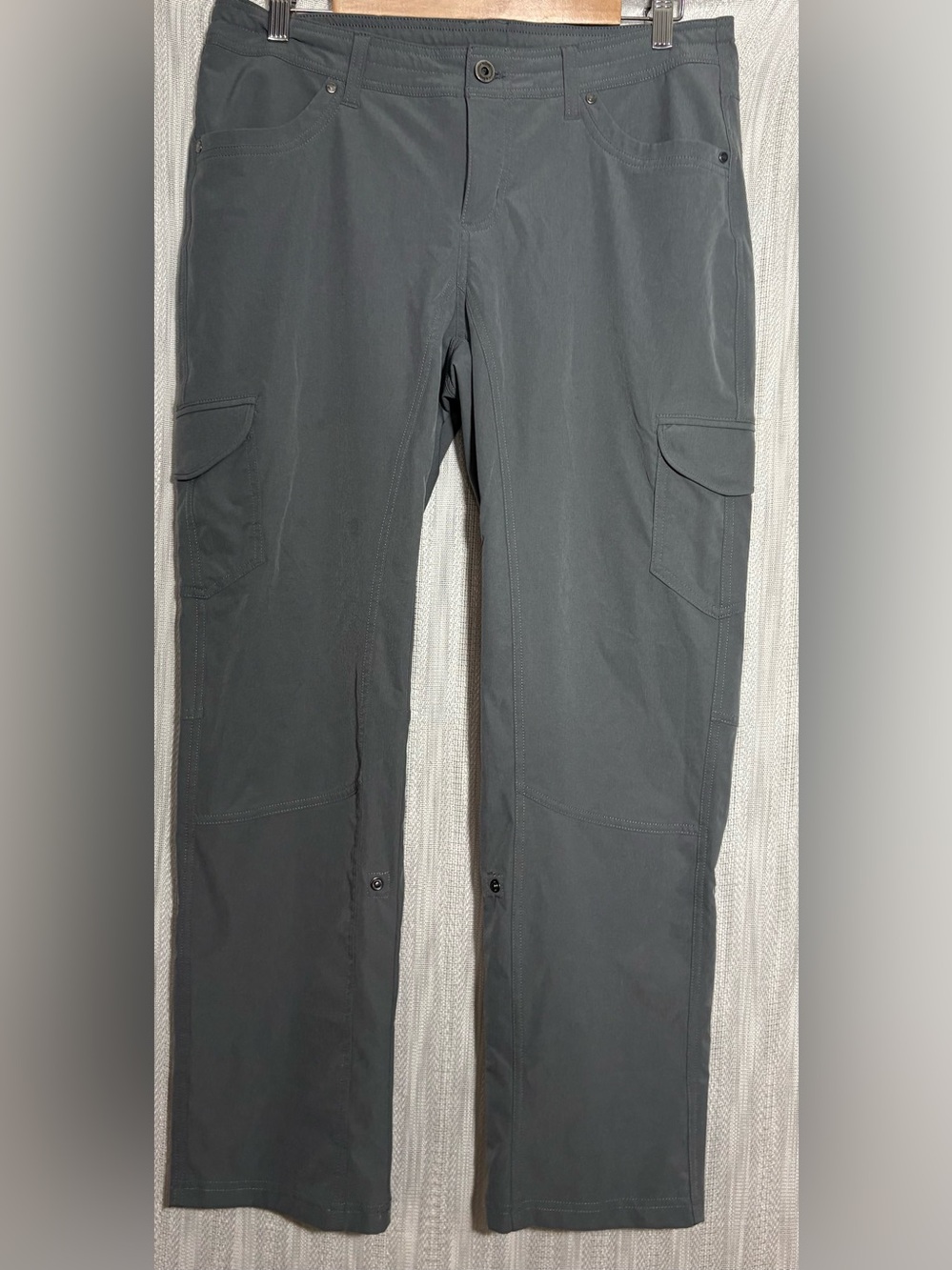 KUHL Women's Freeflex Roll-Up Pants grey size 12 short